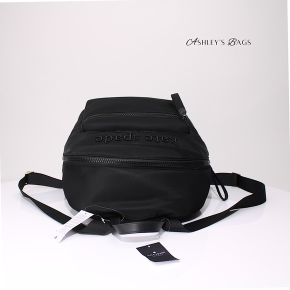 Kate Spade Ella Large Puffy Backpack In Black - Picture 6 of 11